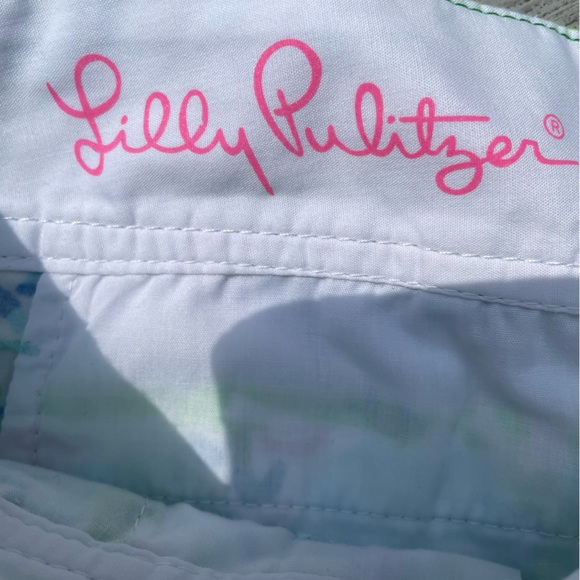 Lilly Pulitzer Callahan Ocean Fish Print Shorts: size 4 - Picture 4 of 6